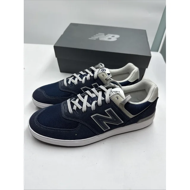 New Balance 574 Mens Sneakers Skate AM574 Navy/Navy 10.5