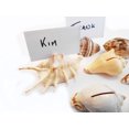 thumbnail image 3 of Set of 24 Genuine Seashell Place Card Holders Beach Wedding Favor Nautical Party Decor Sea Shell Table Sets, 3 of 4