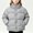 Gray, variant on BXJX Girls Puffer Jackets, Long Sleeve Full Zip Stand up Collar Warm Outerwear with Pockets Beige Size 9-10 T