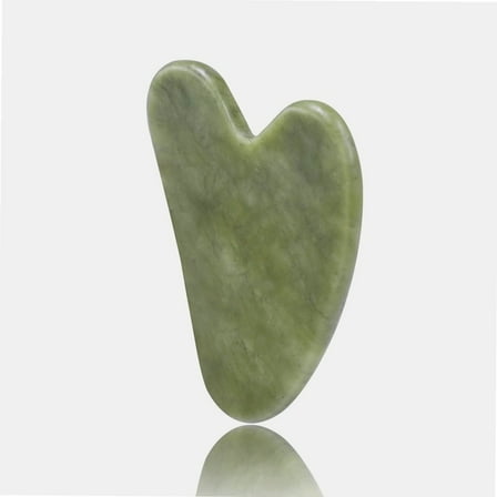 Gua Sha, Gua Sha Facial Tool, Guasha Tool for Face, Guasha Natural Jade Stone Light Green