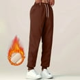 thumbnail image 5 of Trendy Womens Fleece Lined Sweatpants Elastic Waisted Drawstring Winter Baggy Lounge Travel Pants Fashion Outfits Joggers Clothes, 5 of 5