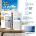 thumbnail image 3 of Crane True HEPA Air Purifier, Up To 200 Sq. Ft., With Aroma Tray, Night Light, Adjustable Fan Speed and Timer Function, 3 of 7
