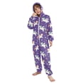thumbnail image 5 of Unicorn Pattern One Piece Pajamas Soft Jumpsuit Cozy Sleep and Play Romper Zipper and Pockets 5T-6T, 5 of 8