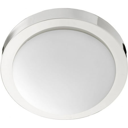 

St Lawrence Drift 2 Light Flush Mount in Bailey Street Home Home Collection Style 11 inches Wide By 3.75 inches High-Polished Nickel Finish Bailey