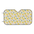 thumbnail image 7 of Picia Flowers and Butterflies Curved Windshield Sunshade Accordion Folding Style Auto Shade for Car Truck SUV Van Blocks UV Ray Sun Visor Protector -Medium, 7 of 7