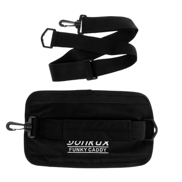 Bolsa Portatil con Cinta Adhesiva de Nylon Durable Impermeable de Palos para golf Accesorio para Golfista de Club Negro DYNWAVEMX Bolso del carrito del golf