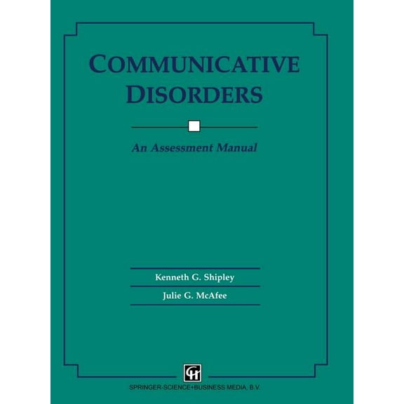 Communicative Disorders: An Assessment Manual, (Paperback)