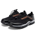 thumbnail image 2 of Sandalias Playa Descalzas Zapatos para Hombre Masculinos Transpirables (40) Aqua Black, 2 of 9