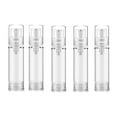 thumbnail image 1 of Botellas de la bomba de 5 piezas recipientes recargables de recipientes dispensadoras de viajes Botellas de vacío Botellas para artículos de tocador 15 ml, 1 of 8