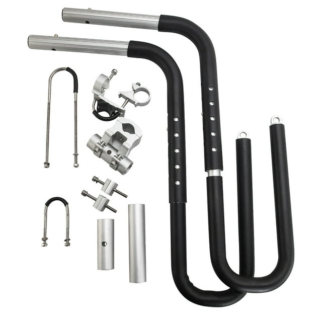 Toystoory Estante para tablas de surf para bicicletas, aleación de aluminio de 30kg, Longboard externo para bicicleta de montaña, soporte para Deportes acuáticos