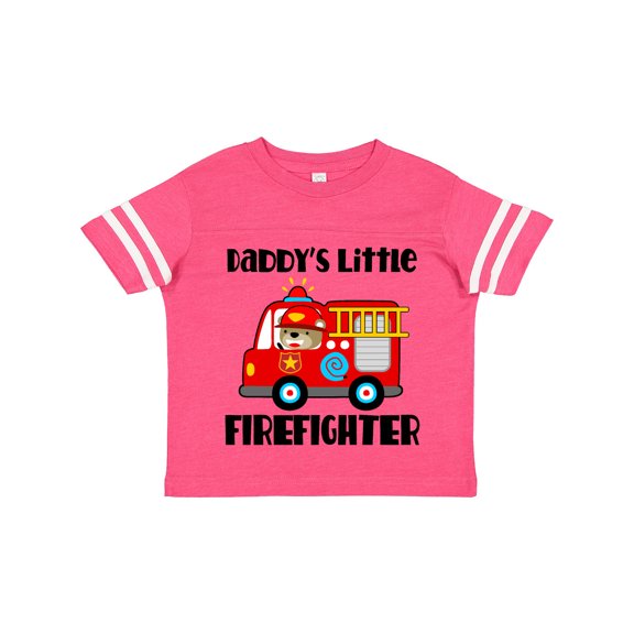 Inktastic Daddys Little Firefighter Boys or Girls Toddler T-Shirt