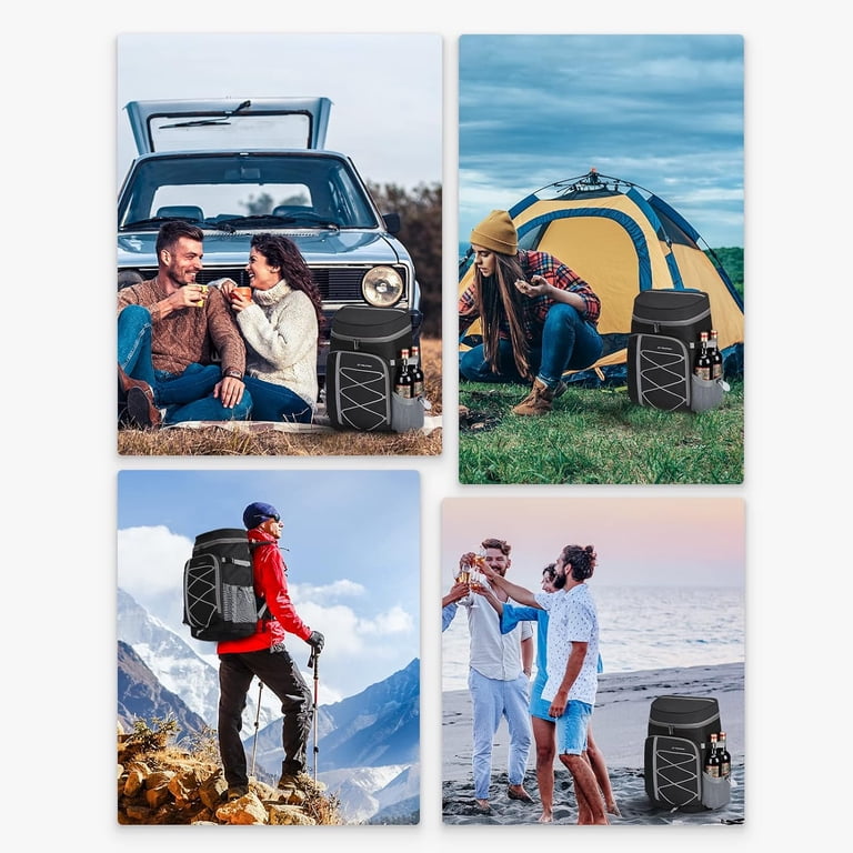 Cooler Backpack - 35/50 Can Insulated Soft Cooler Lunch Bag Maelstrom Cooler Backpack - 35/50 Can Insulated Soft Cooler  main image 3