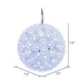 thumbnail image 2 of Vickerman 7.5" Starlight Sphere Christmas Ornament with 100 Cool White Wide Angle LED Lights, 2 of 3