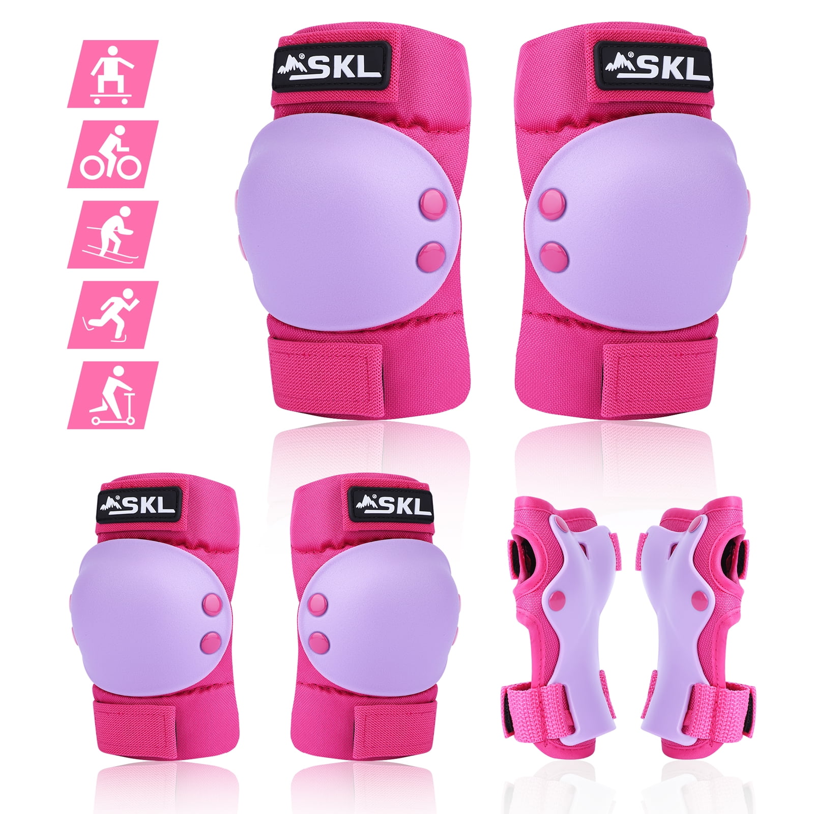 Details about   Disney Junior Minnie Protective Gear and Bicycle Bell Knee Elbow pads ages 3-7 