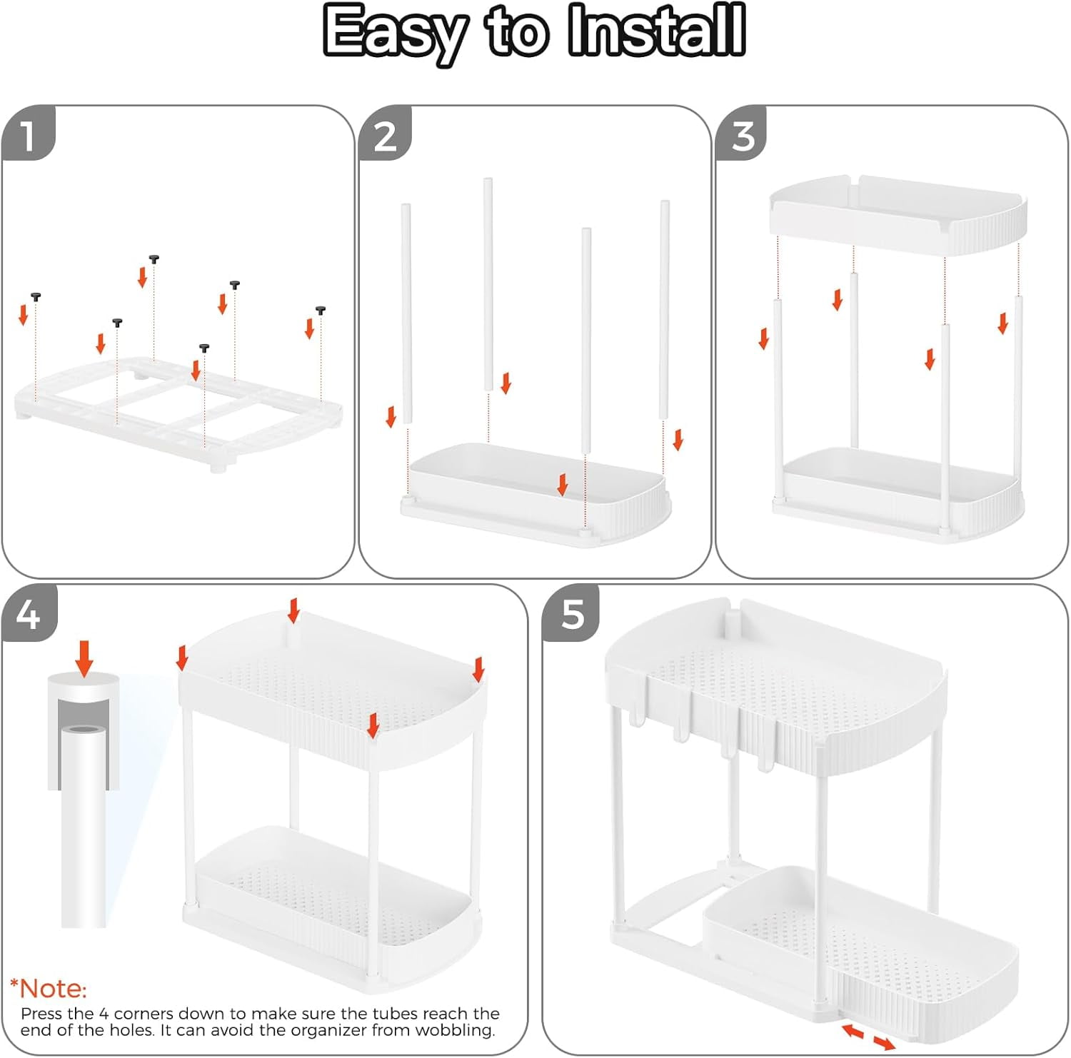 Under Sink Organizers and Storage for Bathroom & Kitchen, Under Cabinet Organizers and storage