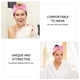 thumbnail image 3 of 4 unids femenino cabeza elástica envoltura cara limpieza diadema coral fleece headwrap, 3 of 6