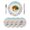 Multicolor, variant on 15 Inch Round Placemats Set of 4, Easter Non Slip Heat Insulation PP Table Mats, Spring Bunny Eggs Flowers Colorful Wooden Grain Washable Place Mats for Kitchen Dining Party Table Decor