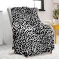 thumbnail image 1 of Leopard Print Throw Blankets, Soft Fleece Cozy Blankets Couch Bed Decor, Warm Lightweight Flannel Blanket for Adults Women 50x60 Inches, 1 of 6