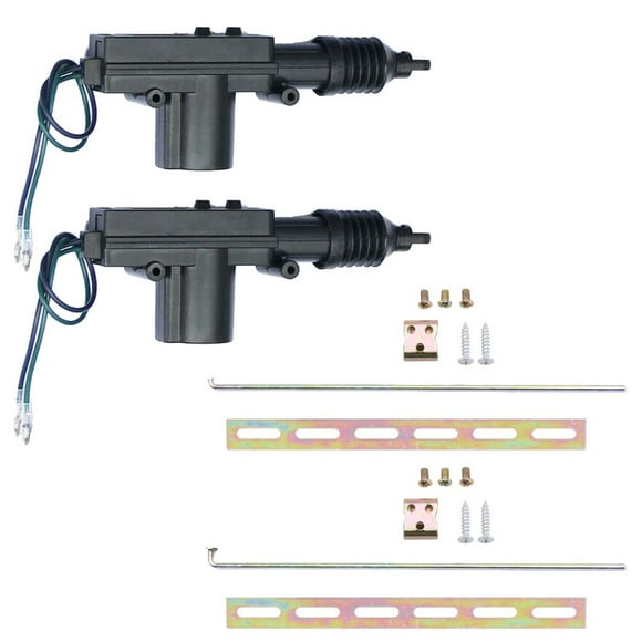 ESUPPORT Serrure de Porte Universelle pour Voiture Haute Résistance 2 Fils 12V Lot de 2