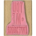 thumbnail image 2 of Cam & Chloe Mounted Stamp 2.5"X2"-You + Me = Awesome, 2 of 3