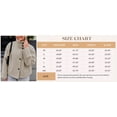 thumbnail image 7 of PUWEI Women's Casual Cropped Peacoat Wool Blend Single-Breasted Fall Winter Short Jacket Outwear, 7 of 7