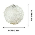 thumbnail image 2 of Darzheoy Christmas Ball Ornaments Christmas Tree Decorations Shatterproof Foam Glitter Balls Hanging Xmas Tree Balls for Home New Year Holiday Party Decor 3.15", 2 of 6