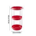 thumbnail image 3 of Kitchen Storage Rack Detachable Plastic 3 Tier Shelf Open Design for Countertop Cup Mug and Kitchenware Organization, 3 of 7