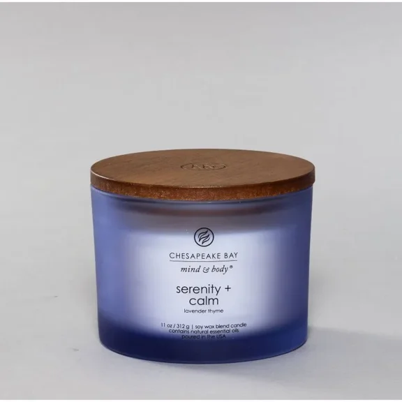 Chesapeake Bay Candle 3-Wick Soy Wax 11oz Jar Candle with Essential Oils, Multi-Scent