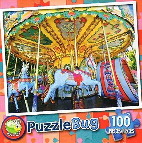 NEW Puzzlebug 500 Piece Puzzle ~ Vintage Merry go Round 