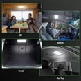 thumbnail image 5 of Luces interiores LED Desiderio, 10 W, 48 LED, luces interiores universales brillantes con interruptor de encendido/apagado para coches, furgonetas, camiones, autocaravanas, barcos, caravanas,, 5 of 5