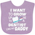 thumbnail image 3 of Inktastic I Want to Grow Up to Be a Dentist Like My Daddy Boys or Girls Baby Bib, 3 of 4