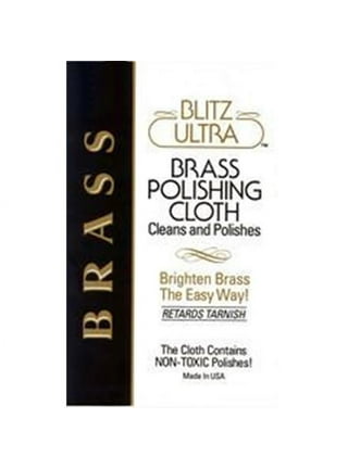 Blitz Industrial BRASS Polishing Cloth & Tarnish Eating Rag