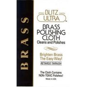 Blitz Manufacturing 93109 8 x 8 in. Ultra Brass Polishing Cloth, Single Ply - Treated