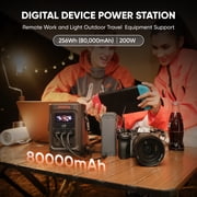 Jackery E240DC Version Portable Power Station with Jackery Car Charging Cable, 256Wh Backup Lithium Battery Pack and DC8020 Car Charger Cord for Camping, Travel, and Outdoor Vehicles