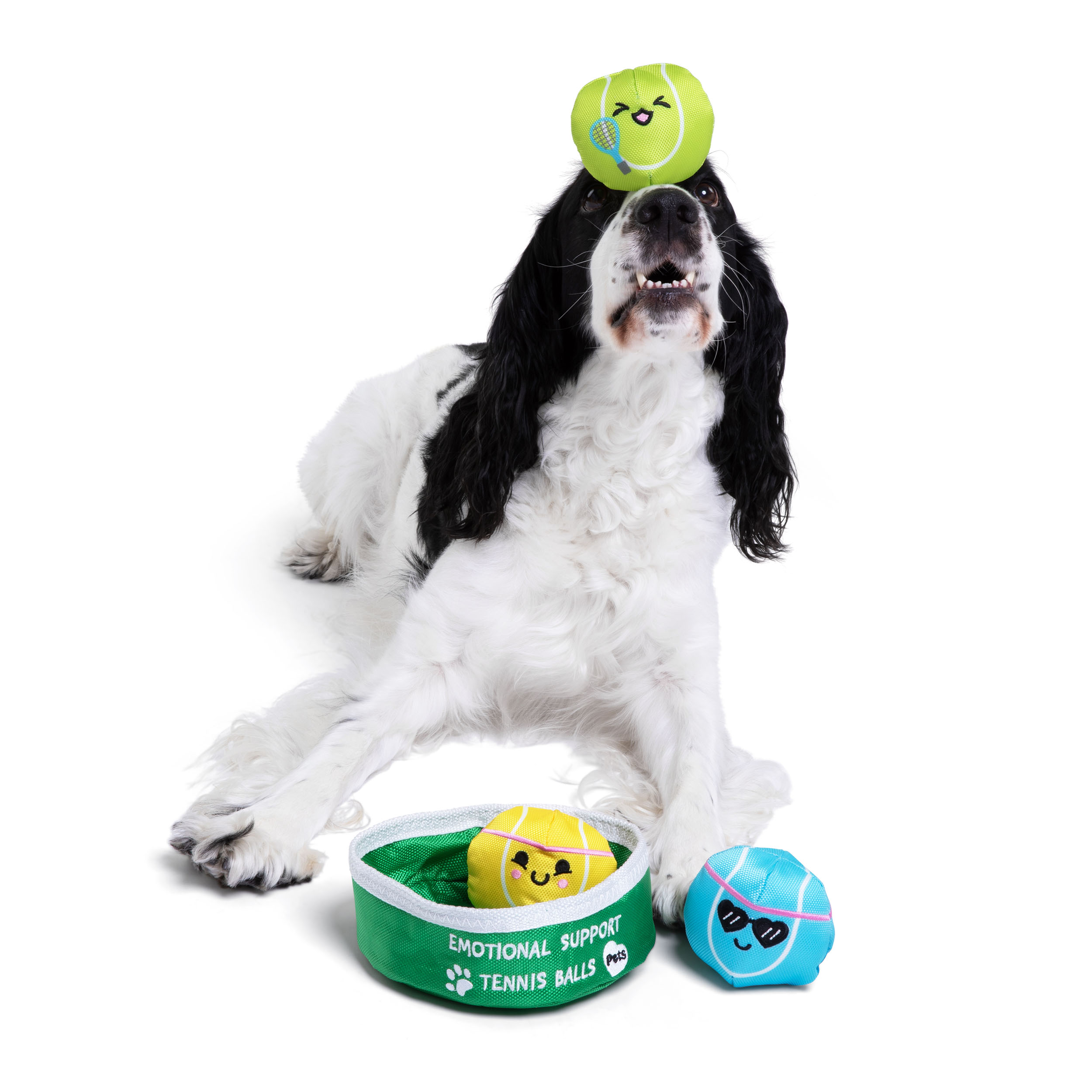 Emotional Support Pet Tennis Ball - Dog Toy for Your Furry Friend, Inlcudes 3 Toys by Emotional Support Pals