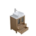 thumbnail image 6 of Vanity Art 24" Single Sink Freestanding Bathroom Vanity Set with Engineered Marble Top and Mirror, 6 of 9