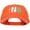 Orange, variant on India IND Flag Embroidered Low Profile Cap - Sky Blue OSFM