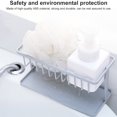 thumbnail image 2 of 2 Layer Sponge Sink Holder Bath Ball Drain Rack Kitchen Bathroom Storage Shelf Strainer Organizer, 2 of 7