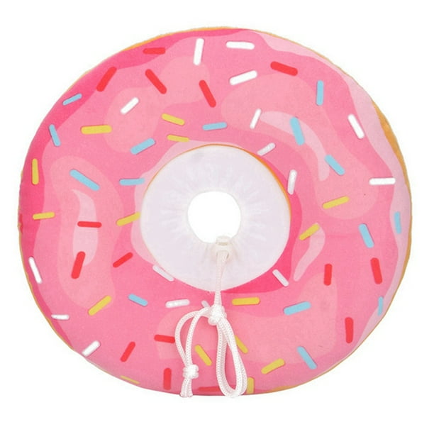 Adjustable Cat Recovery Collar, Cute Cat Donut Collar, Soft Cone