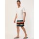 thumbnail image 4 of INSPIRE CHIC Shorts de ba?o con estampado de color en contraste de cintura con cordón de verano para hombre marrón 30 INSPIRE CHIC Short, 4 of 6