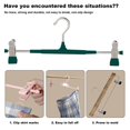 thumbnail image 4 of Socks Drying Hangers 10 Pcs Air Garment Non-slip Excellent Wardrobe Anti-slip Clothes Hangers, 4 of 5