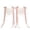 Pink, variant on Gytml Custom Lace Wedding Chair Back Decor 2Pcs Personalized Text Sheer Tulle Chair Cover With Long Satin Ribbon Bow Diy Wedding Chair Decoration For Wedding Aisle(Red-12.99X17.72Inch)