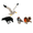 Black, variant on Owl Figurines Home Decor, Accents Small Decor Items for Shelf Decorations for Living Room Office, Gifts for Owl Lovers 4.33 Inch (White)