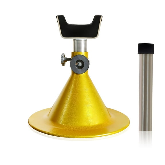 DDP Instruments Standard Size Yellow Color Base Farrier Stand Equine Trimming Shoeing Barefoot
