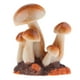 thumbnail image 2 of Centros de mesa con forma de hongo en miniatura, hongos en miniatura de resina. Marrón B, 2 of 9