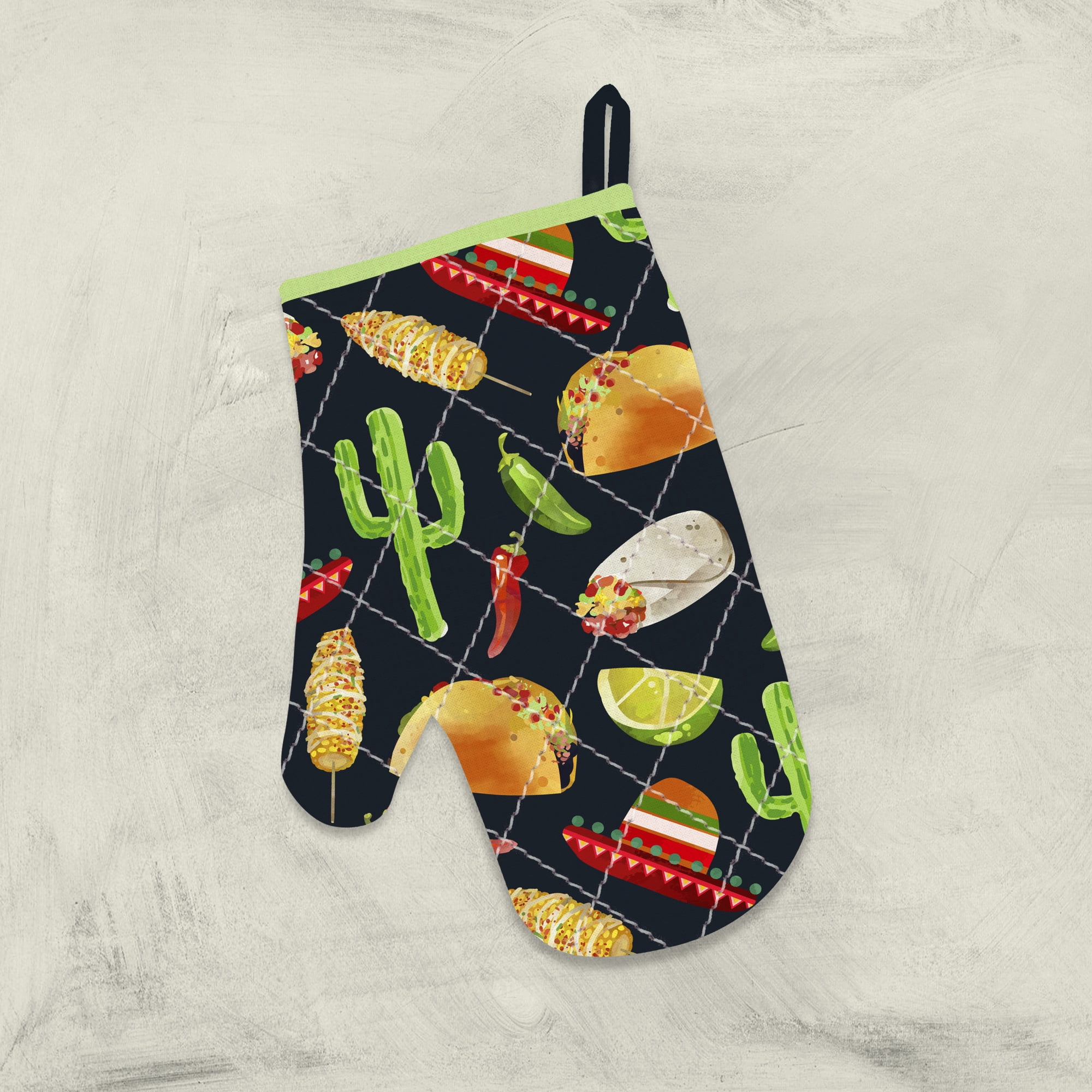 (2 pack) David Textiles Cotton Precut Fabric Tacos & Cacti Fabric 1 yd X 44"