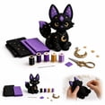 thumbnail image 4 of Halloween Craft Kits Diy Black Cat Plush Sewing Set Complete Arts and Crafts Kit for Adults and Teens Handmade Art Project for Home Halloween Decoration 8X6 Inch, 4 of 7