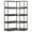 Oak, variant on Resenkos 5-Tier L-Shaped Corner Bookshelf - Etagere with Metal Frame, Rustic Brown
