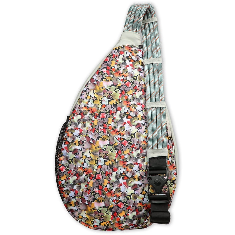 KAVU Paxton Pack Rope Sling Crossbody Bag - Bloom Burst 