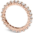 thumbnail image 3 of Pompeii 1 Carat Diamond Eternity Ring 14K Rose Gold (I/J,I2-I3), 3 of 3